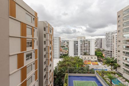 Sacada de apartamento para alugar com 1 quarto, 44m² em Indianópolis, São Paulo