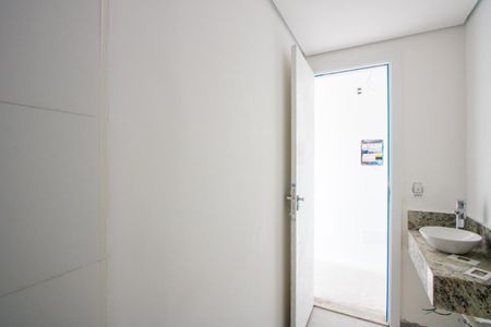 Banheiro de kitnet/studio à venda com 1 quarto, 30m² em Jardim, Santo André