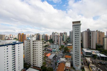 Vista da varanda de kitnet/studio à venda com 1 quarto, 30m² em Jardim, Santo André