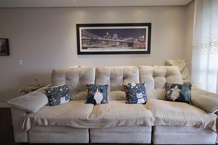 Sala de apartamento para alugar com 2 quartos, 75m² em Vila Camilópolis, Santo André