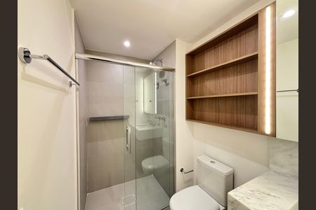 Apartamento para alugar com 42m², 1 quarto e 1 vaga Apartamento para alugar com 42m², 1 quarto e 1 vagaBanheiro da Suíte