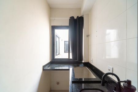 Cozinha de apartamento para alugar com 1 quarto, 38m² em Jardim Algarve, Viamão
