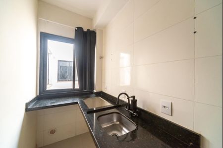 Cozinha de apartamento para alugar com 1 quarto, 38m² em Jardim Algarve, Viamão