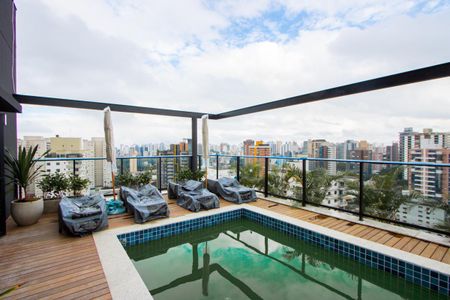Apartamento à venda com 30m², 1 quarto e 1 vaga Apartamento à venda com 30m², 1 quarto e 1 vagaÁrea comum - Piscina