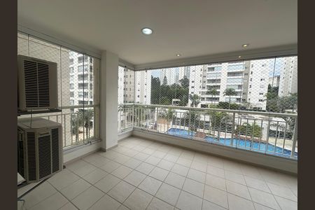 Varanda da Sala de apartamento para alugar com 3 quartos, 158m² em Tamboré, Santana de Parnaíba