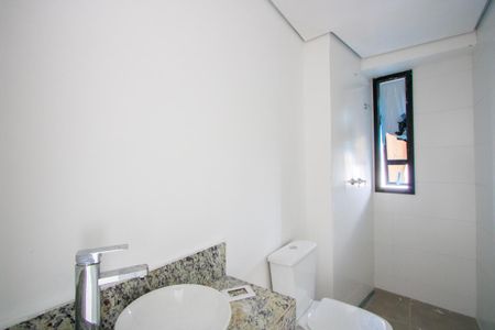 Banheiro de apartamento à venda com 1 quarto, 30m² em Jardim, Santo André