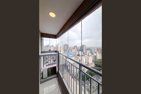 Varanda da Sala de kitnet/studio para alugar com 1 quarto, 28m² em Liberdade, São Paulo