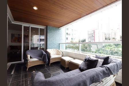 Varanda da Sala de apartamento à venda com 3 quartos, 168m² em Real Parque, São Paulo