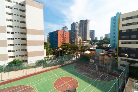 Vista da Sacada da Sala de apartamento para alugar com 1 quarto, 50m² em Vila Clementino, São Paulo