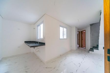 Sala de apartamento à venda com 2 quartos, 84m² em Vila Humaita, Santo André