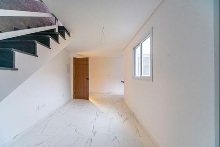 Sala de apartamento à venda com 2 quartos, 84m² em Vila Humaita, Santo André
