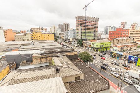 Varanda - Vista de apartamento à venda com 1 quarto, 32m² em Brás, São Paulo