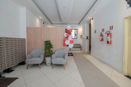 Hall de entrada de kitnet/studio para alugar com 1 quarto, 28m² em Bela Vista, São Paulo