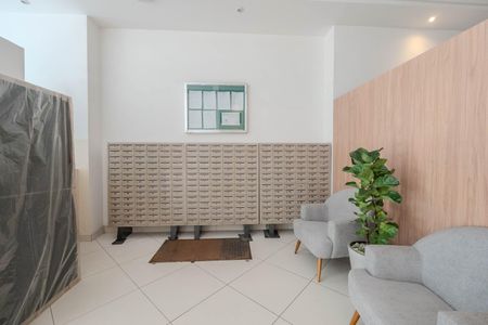 Studio para alugar com 28m², 1 quarto e sem vaga Studio para alugar com 28m², 1 quarto e sem vagaHall de entrada
