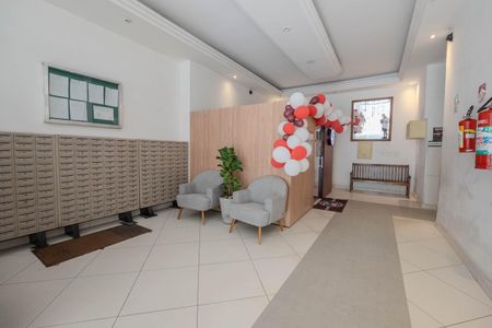 Studio para alugar com 28m², 1 quarto e sem vaga Studio para alugar com 28m², 1 quarto e sem vagaHall de entrada