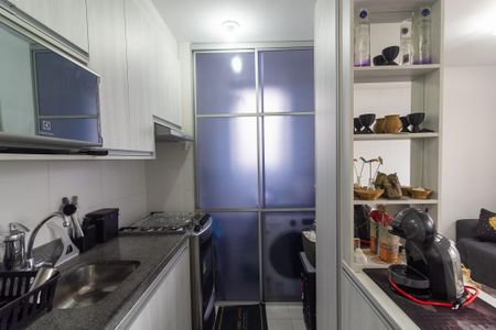 Apartamento à venda com 33m², 1 quarto e 1 vaga Apartamento à venda com 33m², 1 quarto e 1 vagaCozinha integrada com Área de Serviço