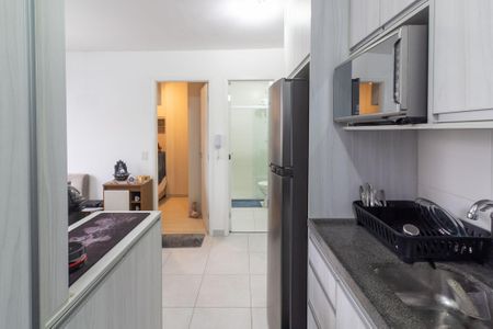 Apartamento à venda com 33m², 1 quarto e 1 vaga Apartamento à venda com 33m², 1 quarto e 1 vagaCozinha integrada com Área de Serviço