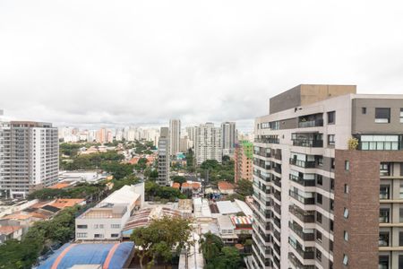 Vista da Varanda de kitnet/studio para alugar com 1 quarto, 32m² em Indianópolis, São Paulo