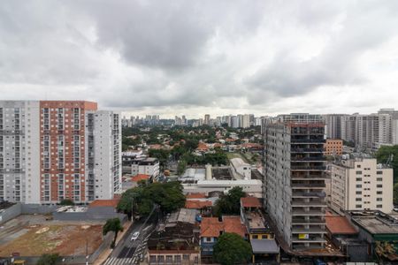 Vista da Varanda de kitnet/studio para alugar com 1 quarto, 32m² em Indianópolis, São Paulo