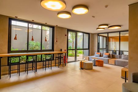 Studio à venda com 46m², 1 quarto e sem vaga