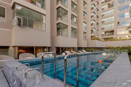 Área comum - Piscina de apartamento para alugar com 1 quarto, 35m² em Indianópolis, São Paulo