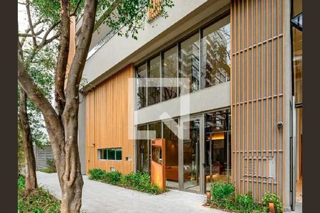 Fachada de apartamento para alugar com 1 quarto, 35m² em Indianópolis, São Paulo
