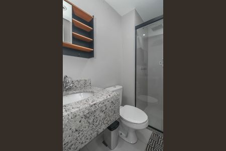 Apartamento para alugar com 64m², 1 quarto e sem vagaBanheiro da Suíte