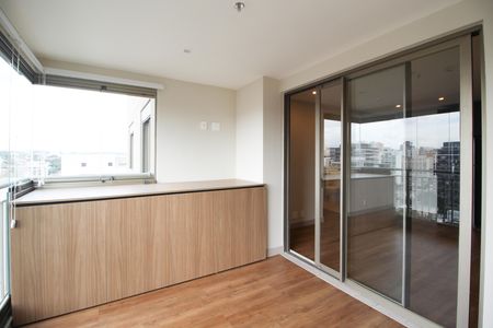 Varanda da Sala de apartamento para alugar com 2 quartos, 62m² em Indianópolis, São Paulo