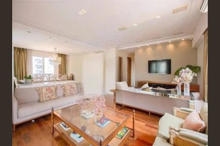 Sala de apartamento para alugar com 4 quartos, 214m² em Indianópolis, São Paulo