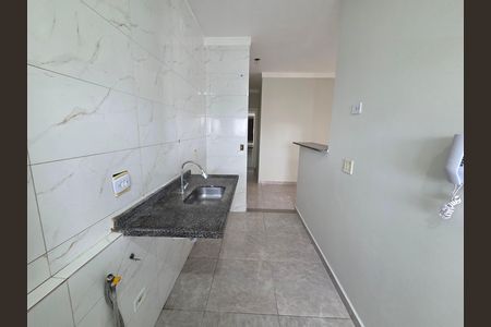 Cozinha de apartamento para alugar com 3 quartos, 73m² em Vila Antartica, Praia Grande