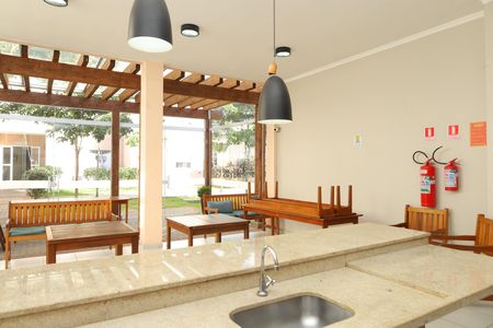 Apartamento à venda com 42m², 2 quartos e sem vagaÁrea comum - Salão gourmet