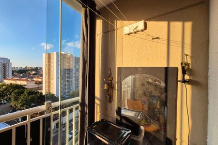 Varanda da Sala  de apartamento à venda com 3 quartos, 64m² em Jardim Ipaussurama, Campinas