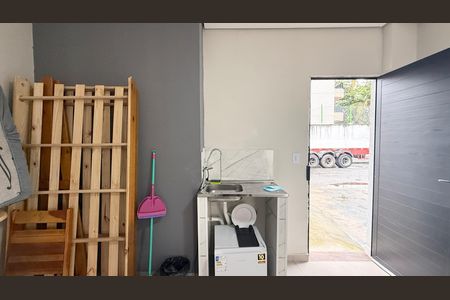 Cozinha de casa para alugar com 1 quarto, 40m² em Vila Julia, Guarujá