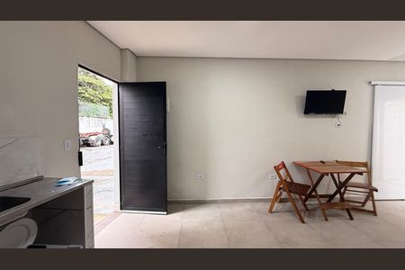 Cozinha de casa para alugar com 1 quarto, 40m² em Vila Julia, Guarujá