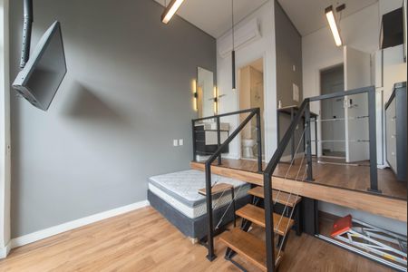 Studio para alugar com 24m², 1 quarto e sem vaga Studio para alugar com 24m², 1 quarto e sem vagaQuarto