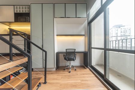 Studio para alugar com 24m², 1 quarto e sem vaga Studio para alugar com 24m², 1 quarto e sem vagaQuarto