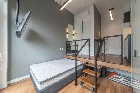Studio para alugar com 24m², 1 quarto e sem vaga Studio para alugar com 24m², 1 quarto e sem vagaQuarto