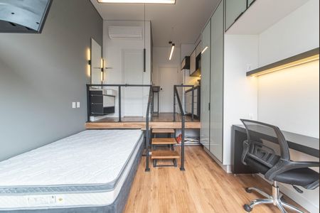 Studio para alugar com 24m², 1 quarto e sem vaga Studio para alugar com 24m², 1 quarto e sem vagaQuarto