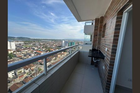 Varanda da Sala de apartamento para alugar com 2 quartos, 57m² em Parque Bitaru, São Vicente