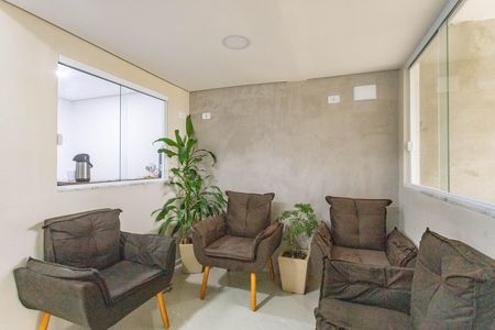 Studio para alugar com 37m², 1 quarto e sem vaga Studio para alugar com 37m², 1 quarto e sem vagaHall social