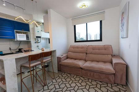 Sala de apartamento para alugar com 2 quartos, 41m² em Vila Andrade, São Paulo