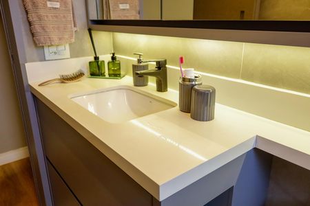 Apartamento para alugar com 95m², 2 quartos e 1 vaga Apartamento para alugar com 95m², 2 quartos e 1 vagaBanheiro da Suíte 2