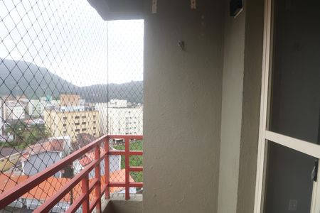 Varanda de apartamento para alugar com 2 quartos, 58m² em Jardim Tres Marias, Guarujá