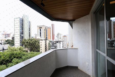 Varanda da Sala de apartamento para alugar com 4 quartos, 150m² em São Pedro, Belo Horizonte