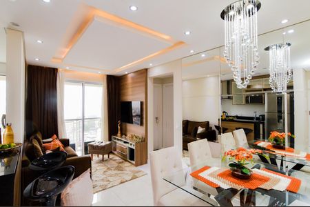 Sala de apartamento à venda com 2 quartos, 52m² em Vila Bremen, Guarulhos