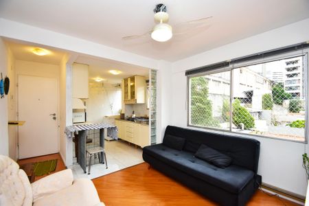 Sala de apartamento para alugar com 1 quarto, 40m² em Sumaré, São Paulo