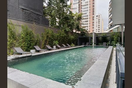 Studio para alugar com 25m², 1 quarto e sem vaga Studio para alugar com 25m², 1 quarto e sem vagaPiscina