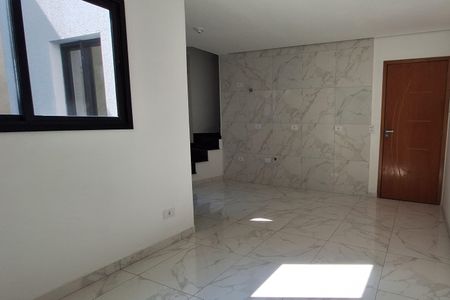 Sala de apartamento à venda com 2 quartos, 69m² em Vila Lea, Santo André