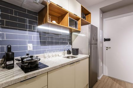 Studio à venda com 25m², 1 quarto e sem vagaCozinha