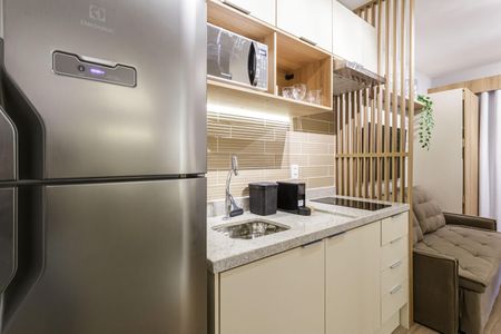Studio à venda com 25m², 1 quarto e sem vagaCozinha